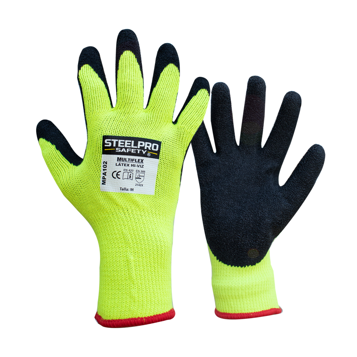 Guante Steelpro de Hilo con Puntos de PVC · foto 4